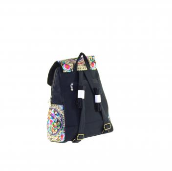 Rucksack, Backpack, Wildflower, Ethnic Embroiderdery, Taz Trade